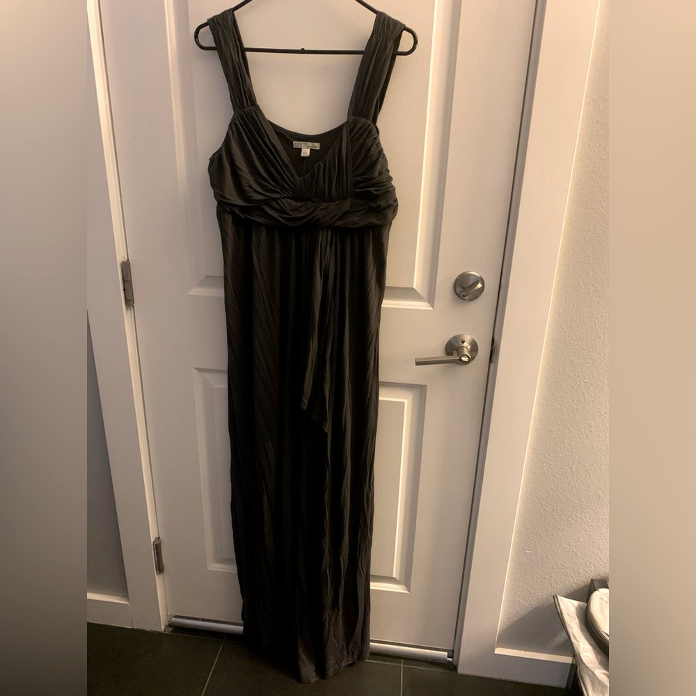 New York & Company Gray Summer Dress